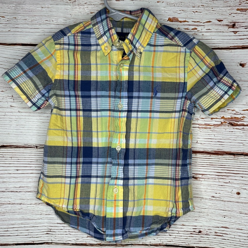 Polo Ralph Lauren Plaid Button Down 2t